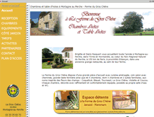 Tablet Screenshot of fermedugroschene.com